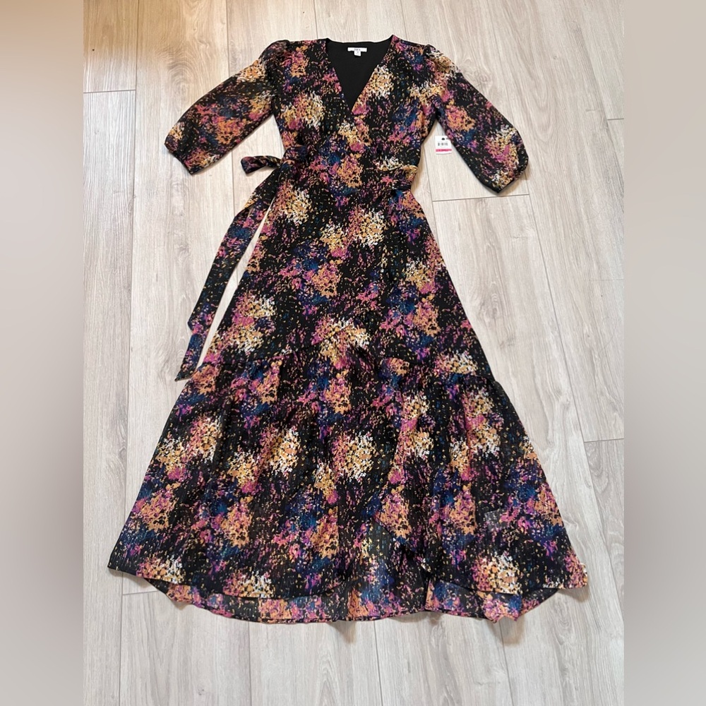 Bar lll Wrap Maxi Dress, XS (new with tag)